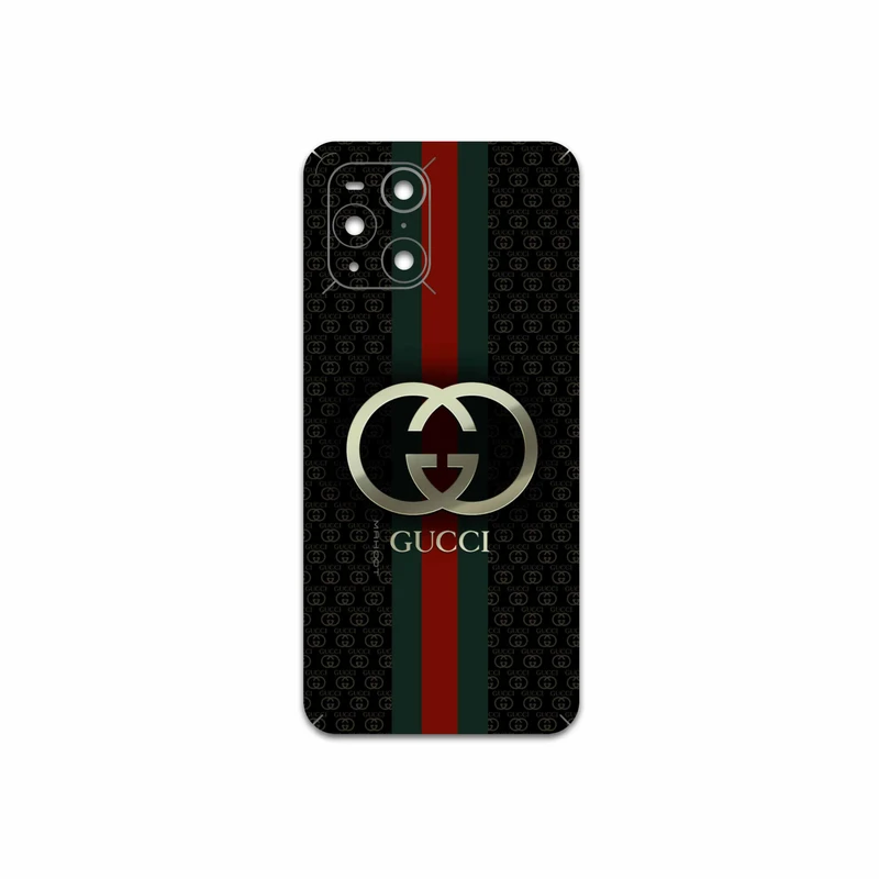 برچسب پوششی ماهوت مدل GUCCI-Logo مناسب برای گوشی موبایل اپو Find X3 Pro