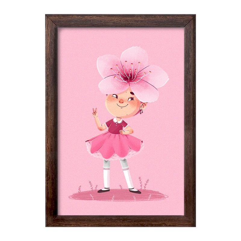 تابلو خندالو طرح دخترانه فانتزی کد 25720