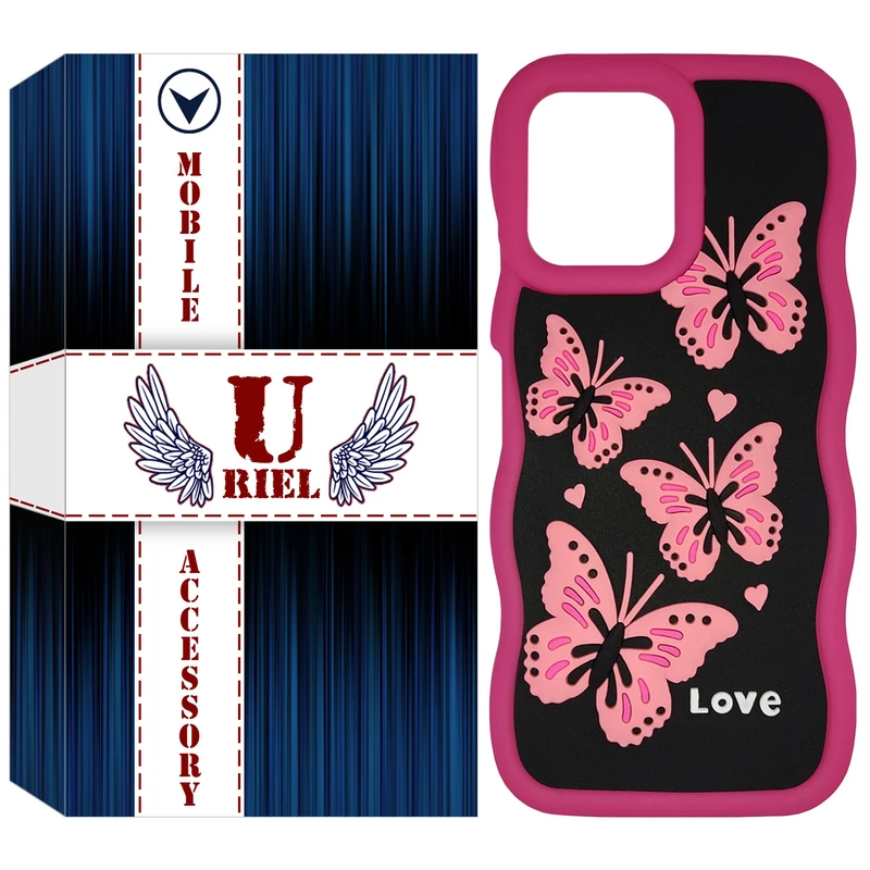 کاور یوریل مدل عروسکی طرح پروانه مناسب برای گوشی موبایل شیائومی Redmi 13C 4G / Poco C65