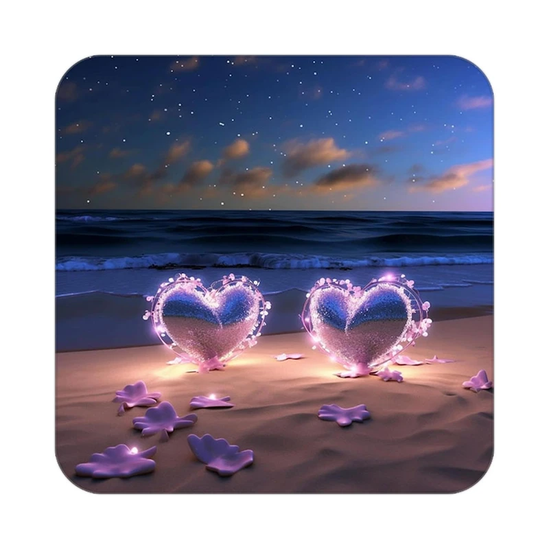 زیر لیوانی کاکتی مدل عاشقانه کد mp13474