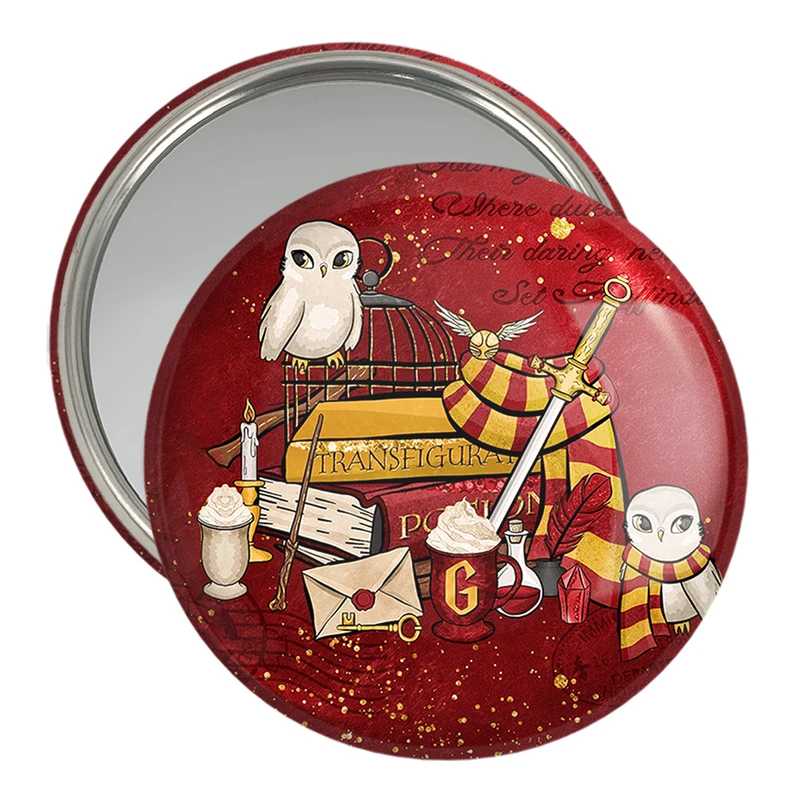 آینه جیبی خندالو مدل هری پاتر خانه گریفیندور کد 24933