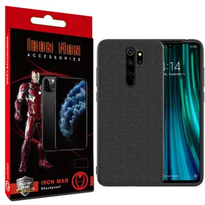 Iron Man Textured Cover For Redmi Note 8 Pro