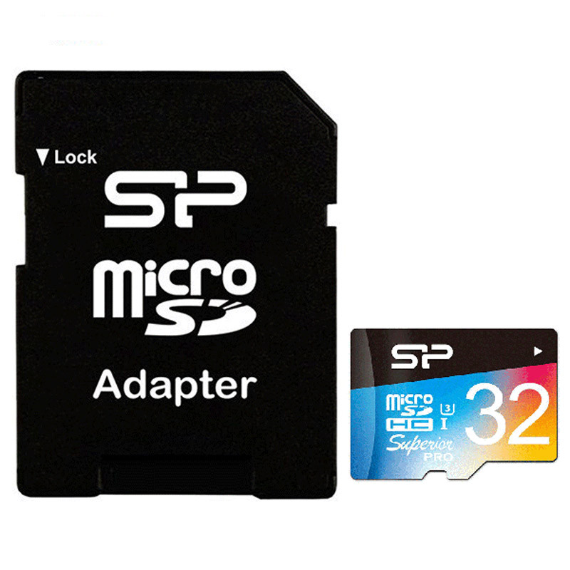 کارت حافظه microSDHC سیلیکون پاور مدل Superior Pro کلاس 10 استاندارد UHS-I U3 سرعت 100MBps ظرفیت 32 گیگابایت به همراه آداپتور SD
