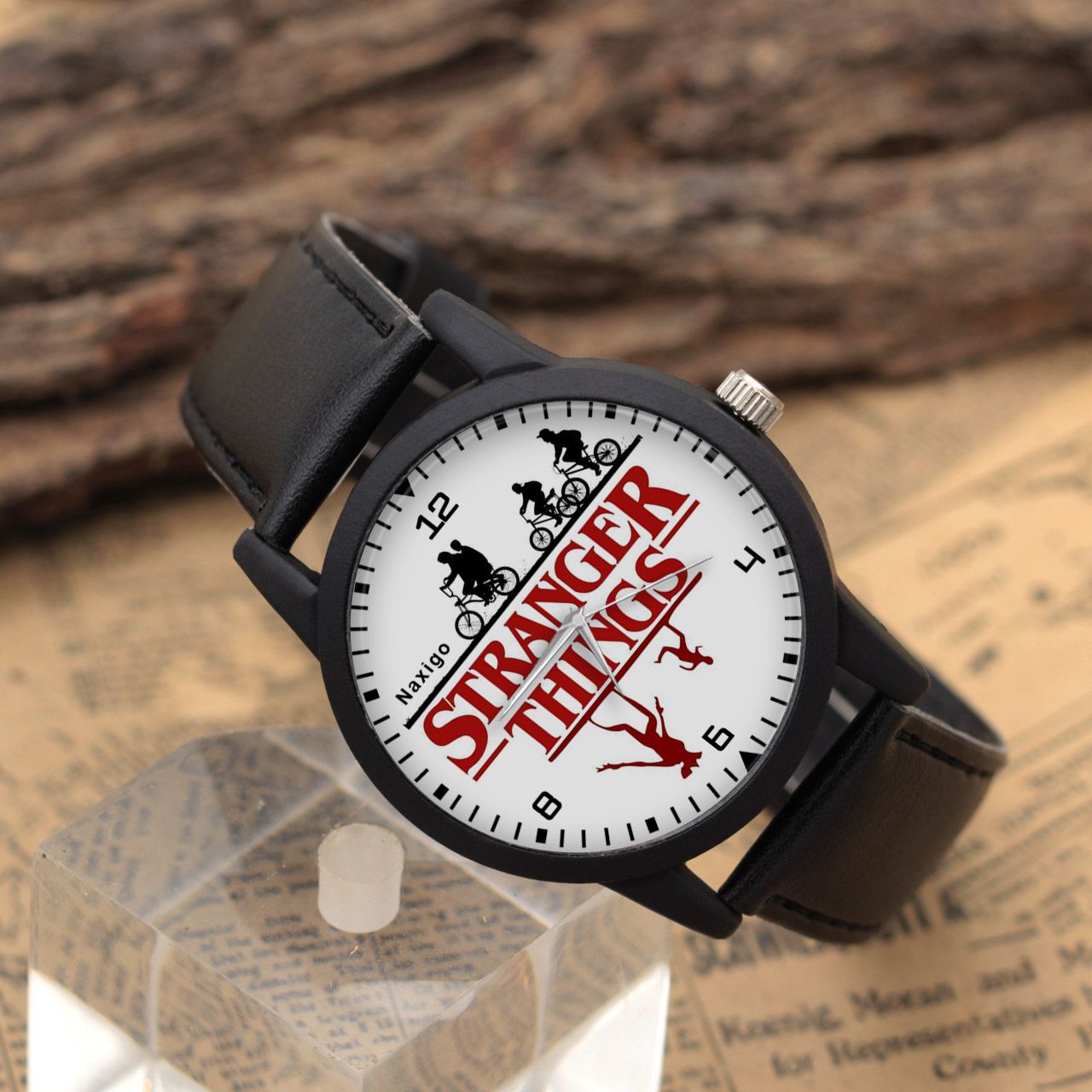 ساعت مچی عقربه ای ناکسیگو طرح Stranger Things کد LF4246 -  - 4