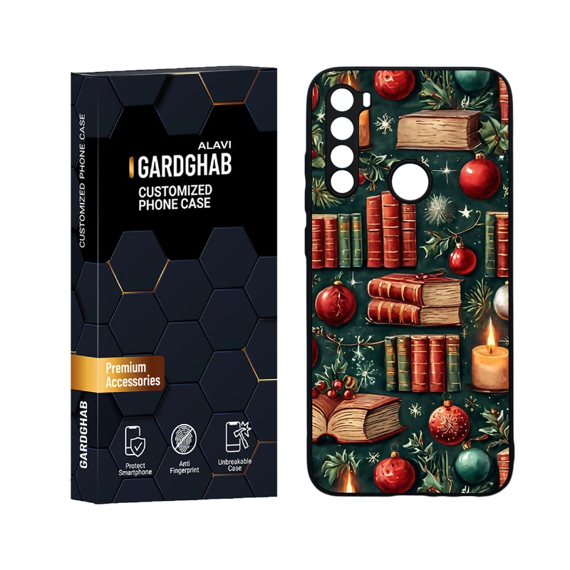 کاور گارد قاب علوی مدل هنری مناسب برای گوشی موبایل شیائومی Redmi Note 8