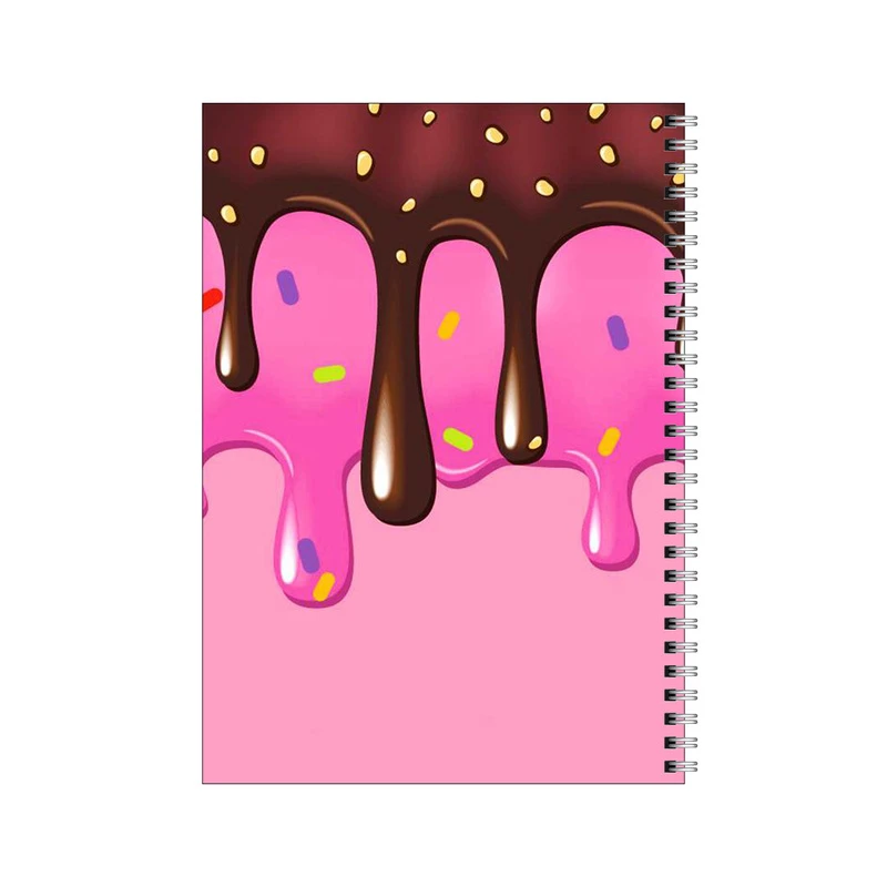 دفتر مشق 50 برگ بامبیلیپ طرح بستنی شکلاتی و  توت فرنگی کد 8424395