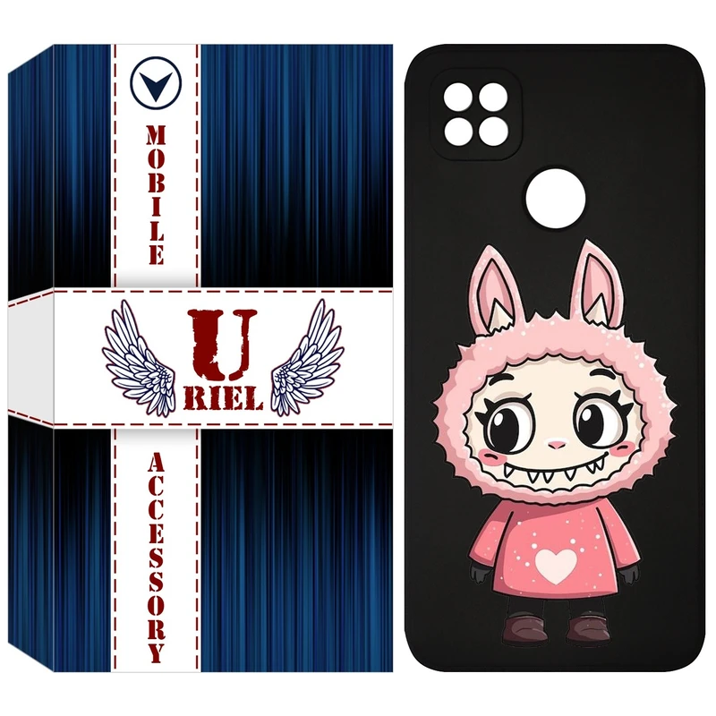 کاور یوریل قاب مدل KSH کد 139 طرح عروسک لبوبو مناسب برای گوشی موبایل شیائومی Redmi 9C / 10A