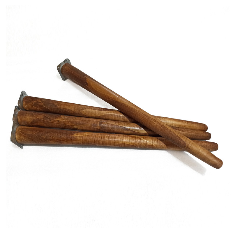 پایه میز مدل چوبی مخروطی کد 70-D1 بسته 4 عددی