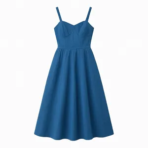 پیراهن یقه دلبری زنانه مدل ولما