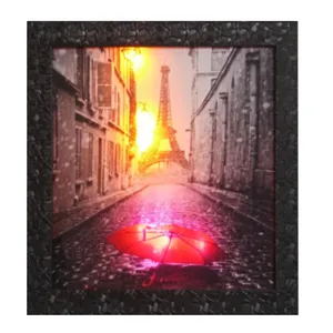 تابلو نوری مدل ایفل و چتر