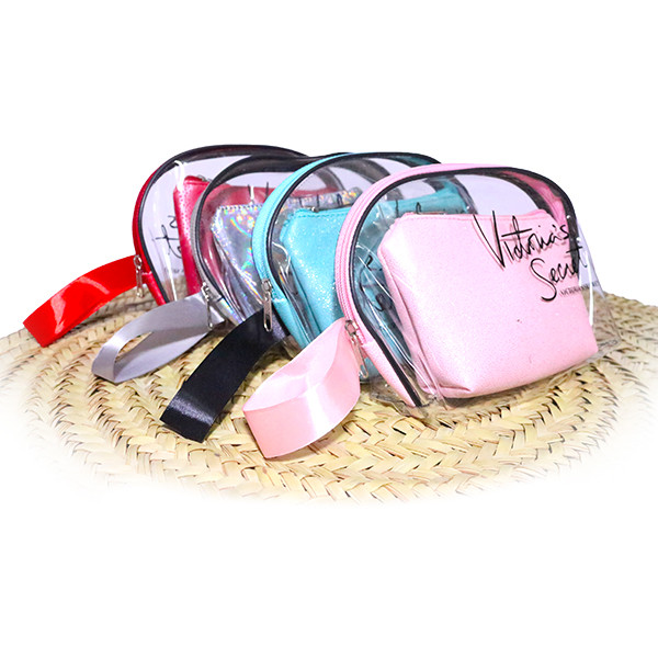 کیف لوازم آرایش زنانه مدل روژیا مجموعه دو عددی