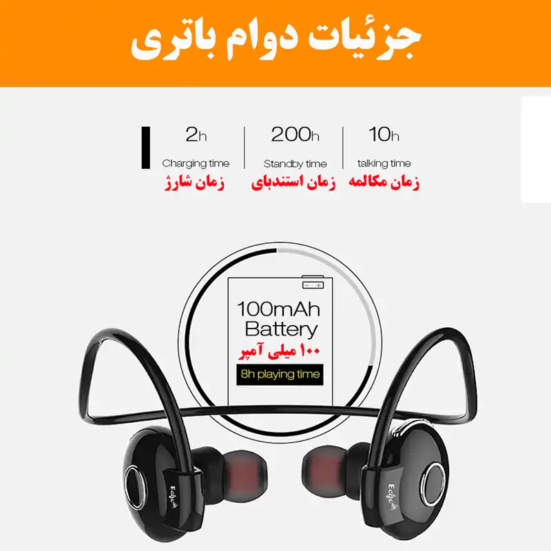 هدفون بی سیم اکو مدل E845BL