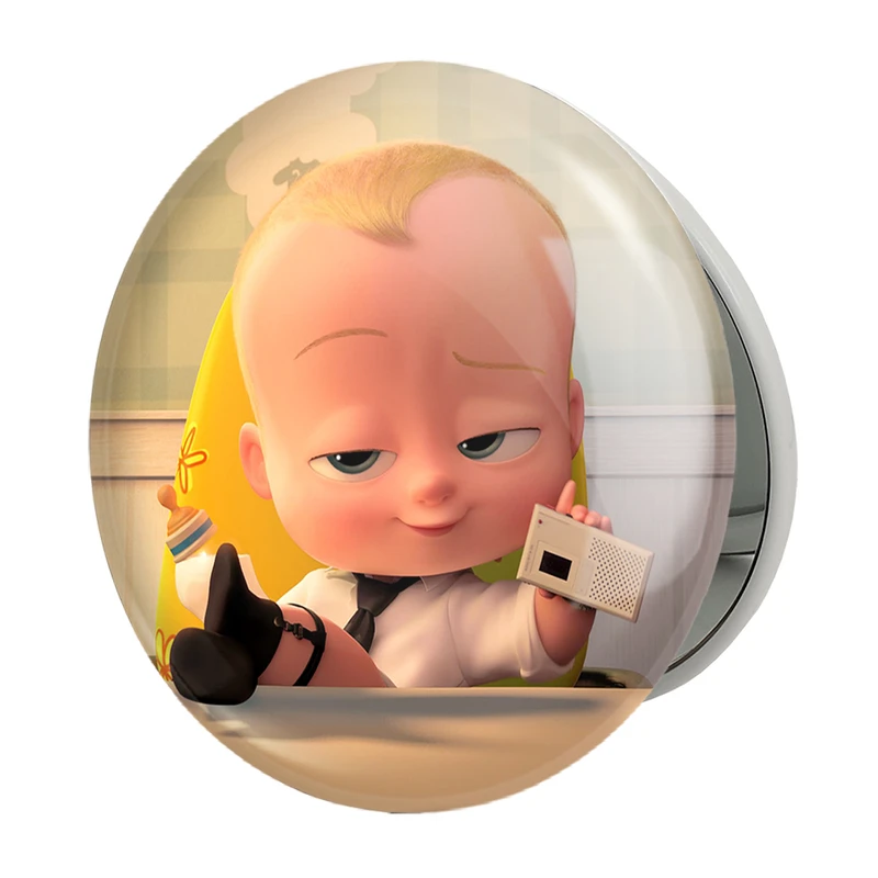آینه جیبی خندالو طرح بچه رئیس Boss Baby مدل تاشو کد 12514 