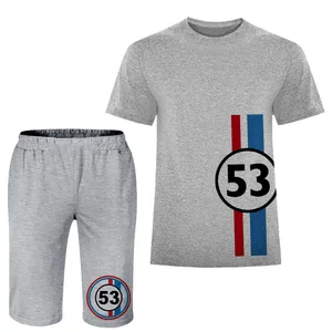 ست تی شرت و شلوارک مردانه مدل 53 A35