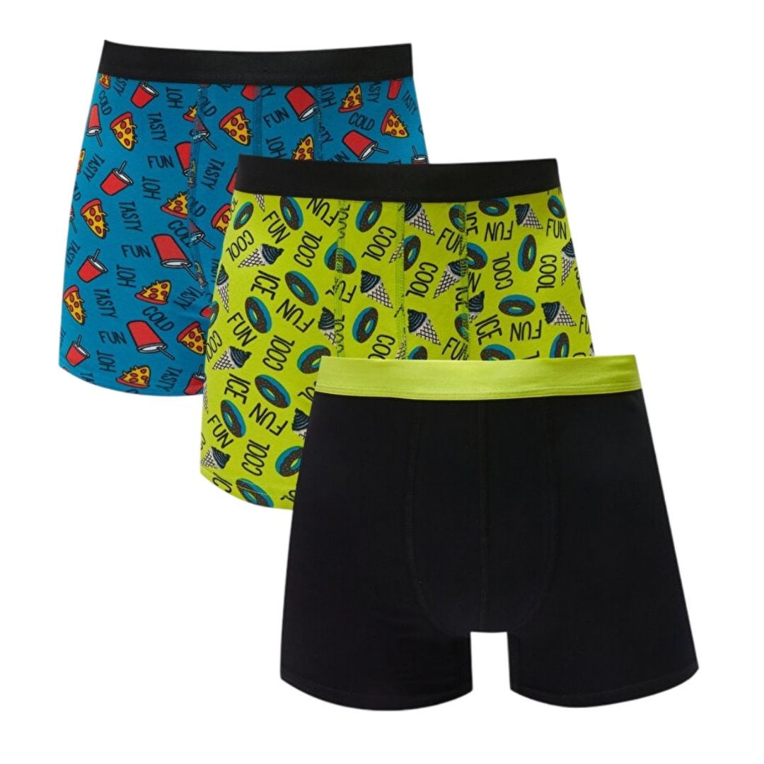 شورت پادار مردانه ال سی وایکیکی مدل S33222Z8 بسته 3 عددی - - 1