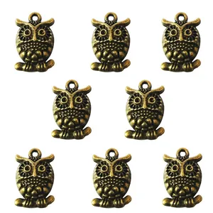 آویز دستبند مدل جغد کد AD 275  بسته 8 عددی