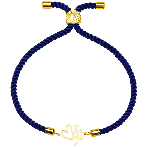 دستبند طلا 18 عیار زنانه کرابو طرح قلب مدل Kr2467