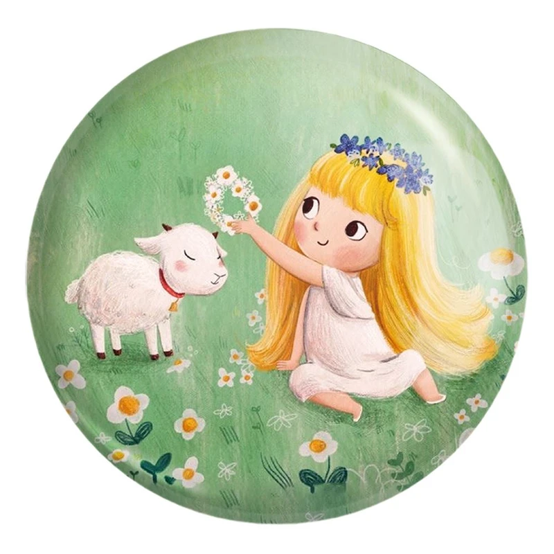 پیکسل خندالو طرح دخترانه فانتزی کد 25744 مدل بزرگ