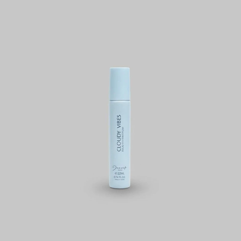 عطر جیبی زنانه ژک ساف مدل Cloudy Vibes با رایحه معتدل و شیرین حجم 22 میلی‌لیتر