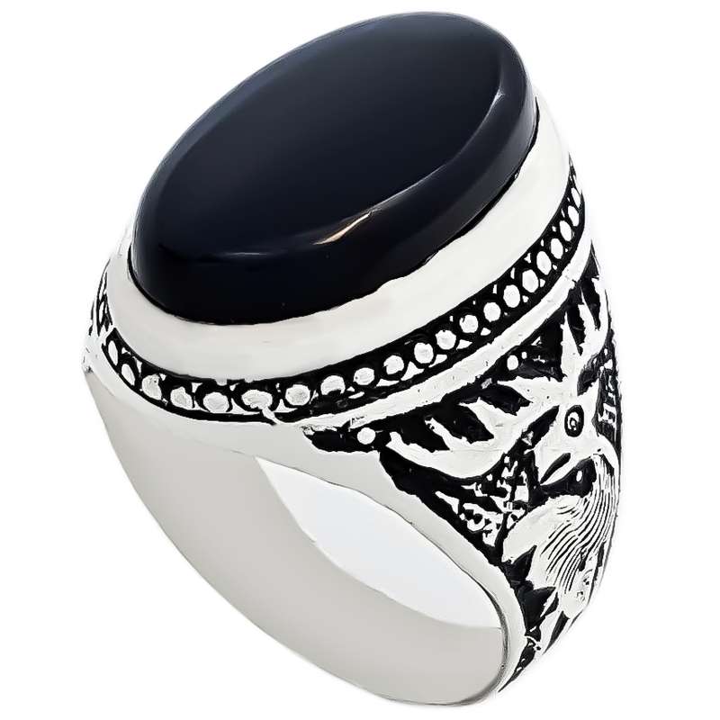 انگشتر نقره مردانه مدل VA7380 انگشتر نقره مردانه مدل VA7380