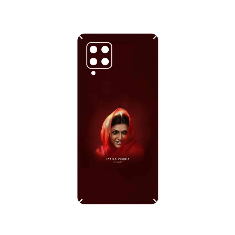 برچسب پوششی ماهوت مدل Portrait of an Indian Woman مناسب برای گوشی موبایل سامسونگ Galaxy A42