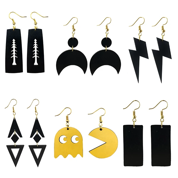 گوشواره زنانه مدل کد E242 مجموعه 6 عددی