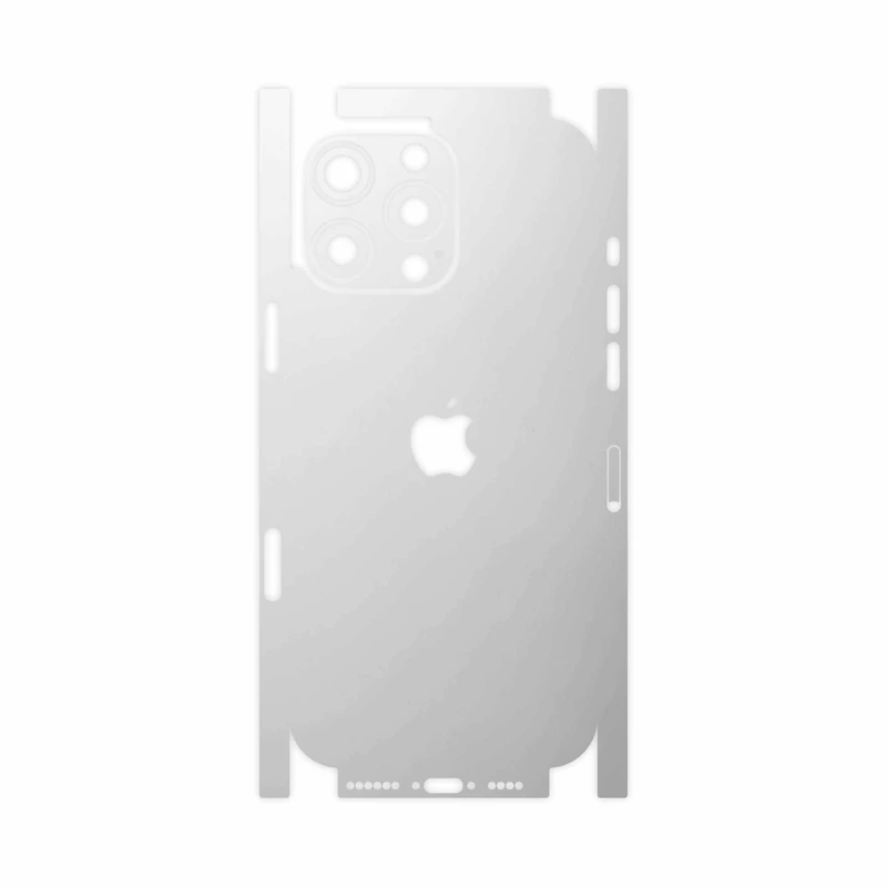 برچسب پوششی ماهوت مدل Matte-White-FullSkin مناسب برای گوشی موبایل اپل iPhone 16 Pro Max