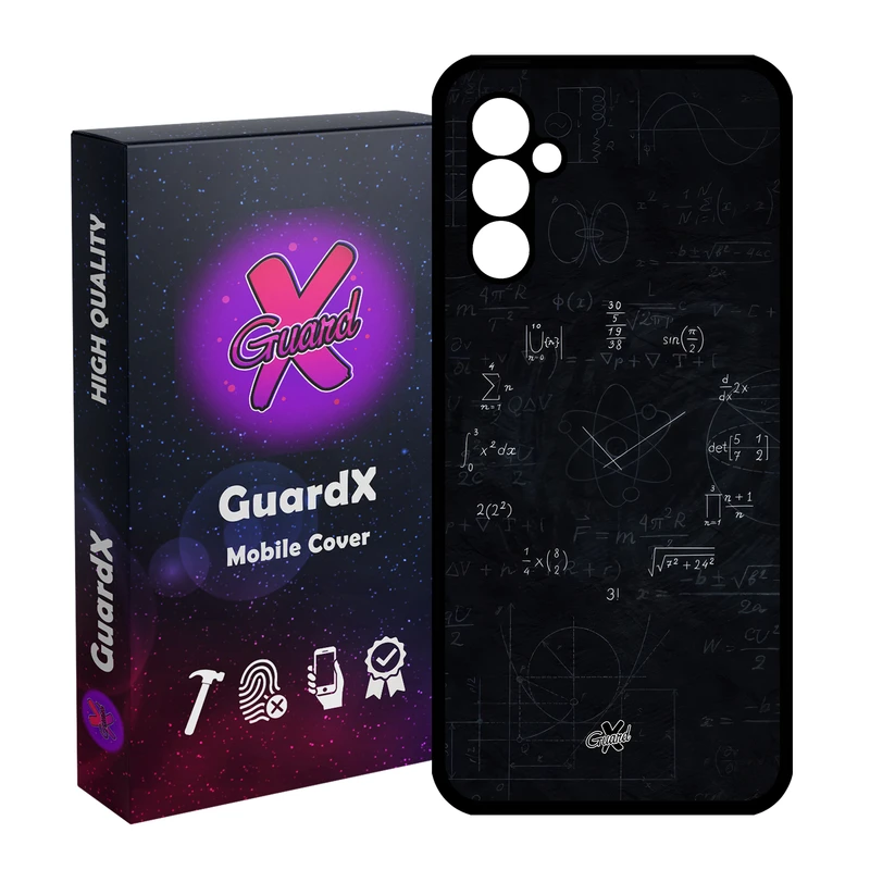 کاور گارد ایکس طرح ریاضی مدل Glass10631 مناسب برای گوشی موبایل سامسونگ Galaxy A24/A24 4G/M34 5G