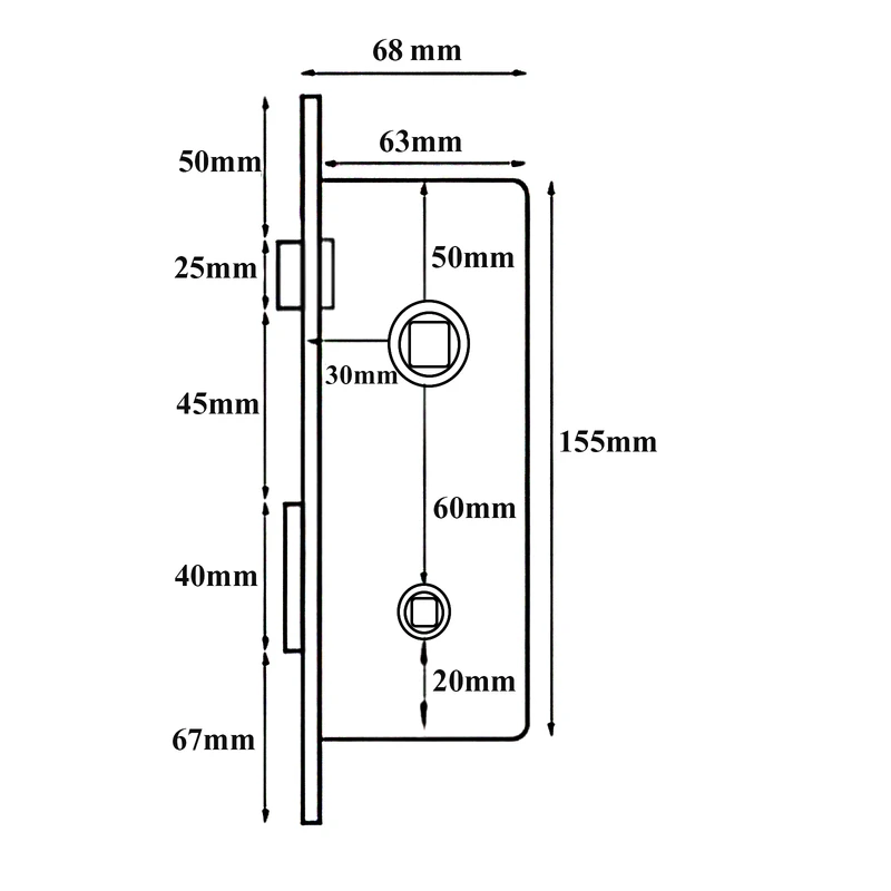 عکس شماره 5 : قفل ناندل کد se-4023