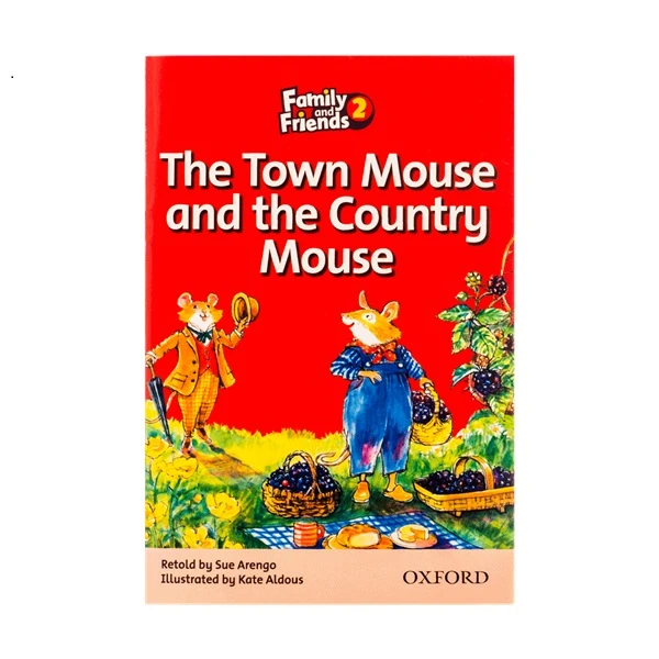 کتاب Family and Friends Readers 2 The Town Mouse and the Country Mouse اثر Sue Arengo انتشارات Oxford