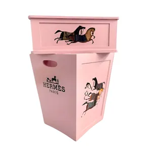 ست سطل و جای دستمال کاغذی مدل 296