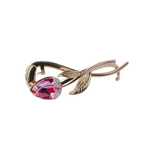 گیره مو زنانه مدل چفتی گل لاله