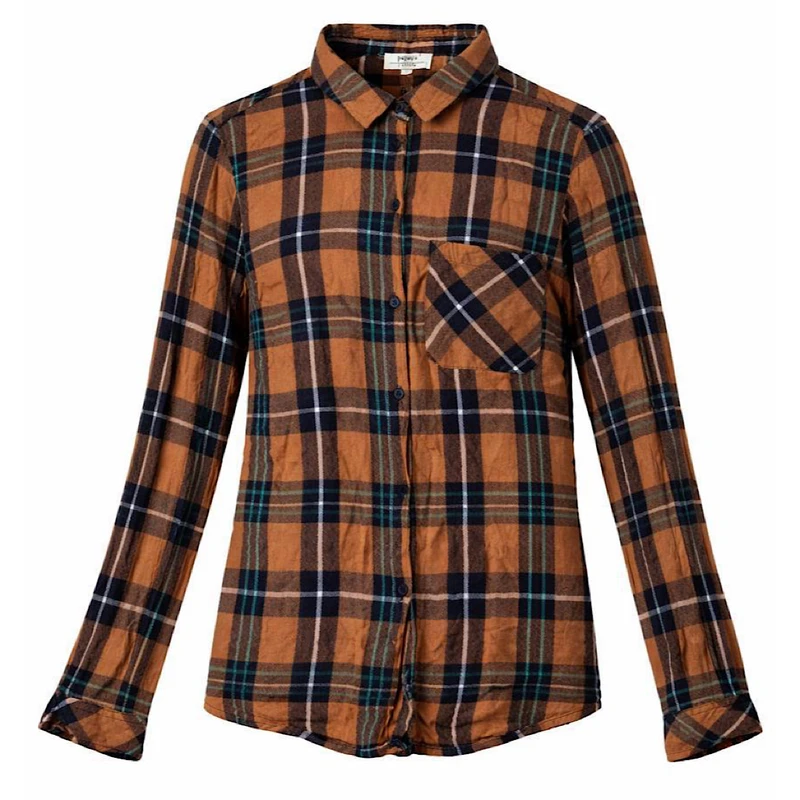 شومیز آستین بلند یقه برگردان زنانه پاپایا مدل P-36890