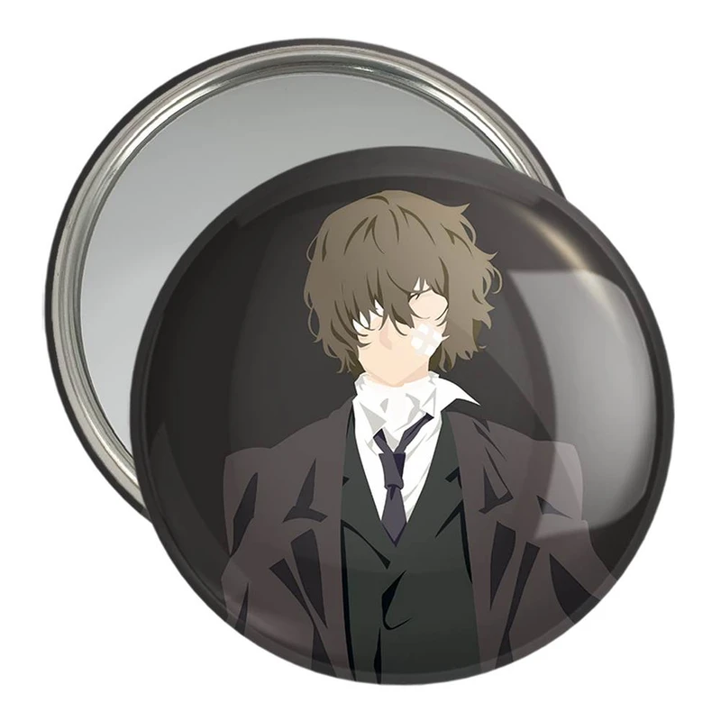 آینه جیبی خندالو مدل دازای اوسامو انیمه سگ های ولگرد بانگو  کد 13676