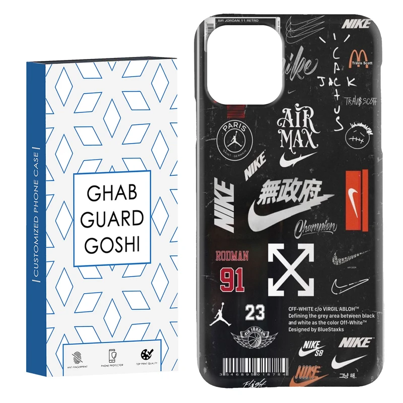 کاور قاب گارد گوشی طرح نایک کد Dimo-281 مناسب برای گوشی موبایل اپل  IPHONE 11 PRO MAX