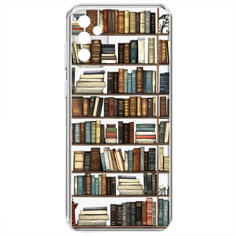 کاور طرح Library مناسب برای گوشی موبایل سامسونگ Galaxy A05s