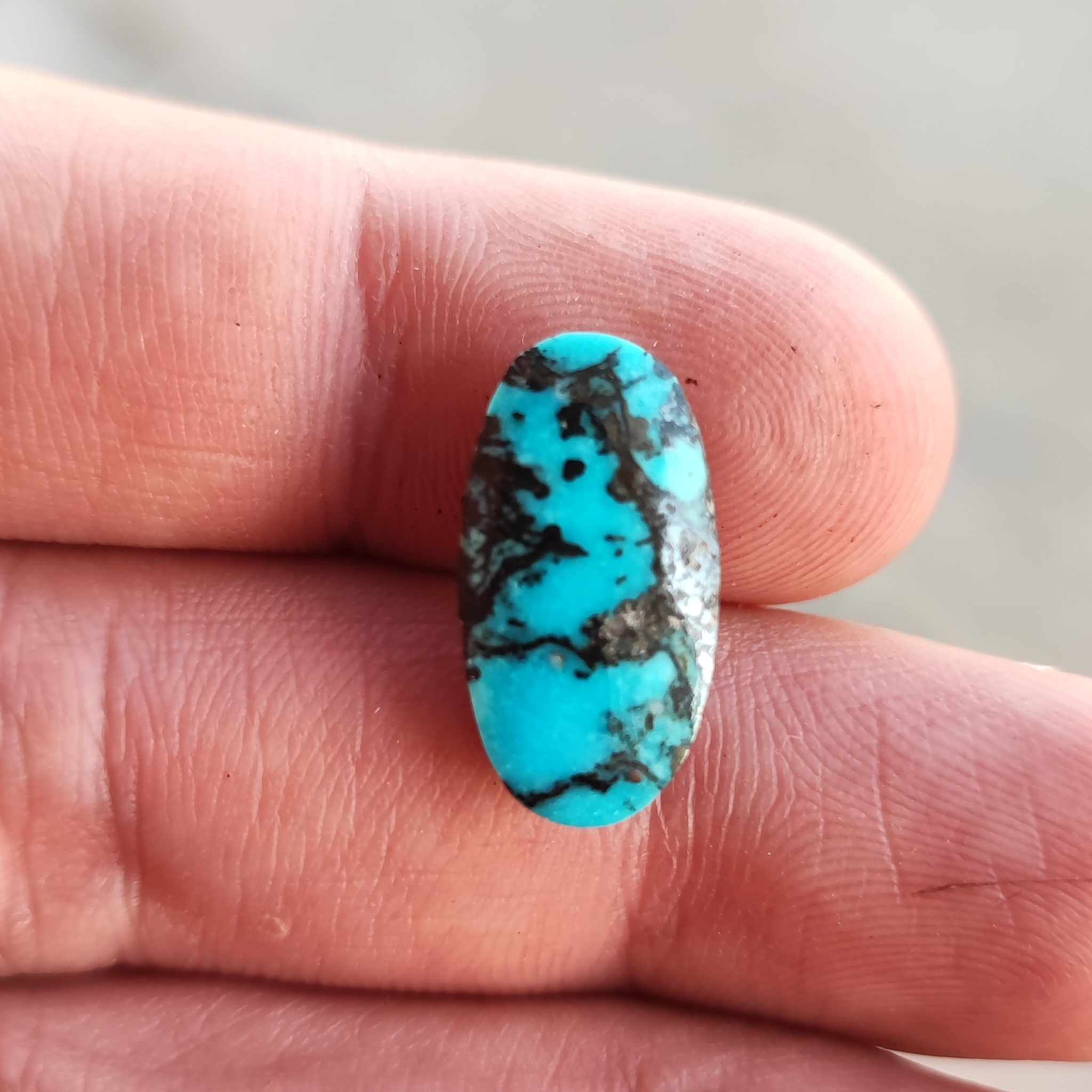 نگین فیروزه مدل اصل نیشابور کد  NC-349