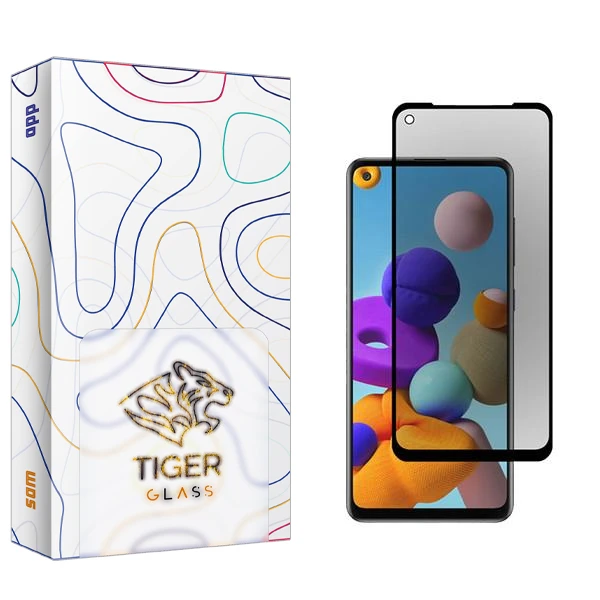 محافظ صفحه نمایش حریم شخصی تایگر گلس مدل SAM2 مناسب برای گوشی موبایل سامسونگ Galaxy A21s