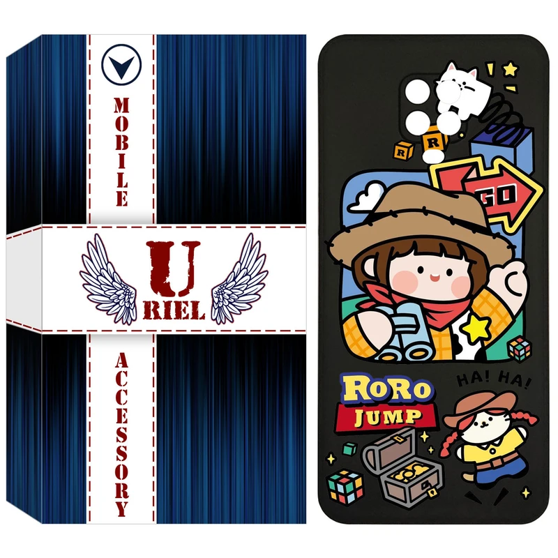 کاور یوریل مدل KSH کد 29 طرح دختر خوشحال مناسب برای گوشی موبایل شیائومی Redmi Note 9S / Redmi Note 9 Pro / Redmi Note 9 Pro Max