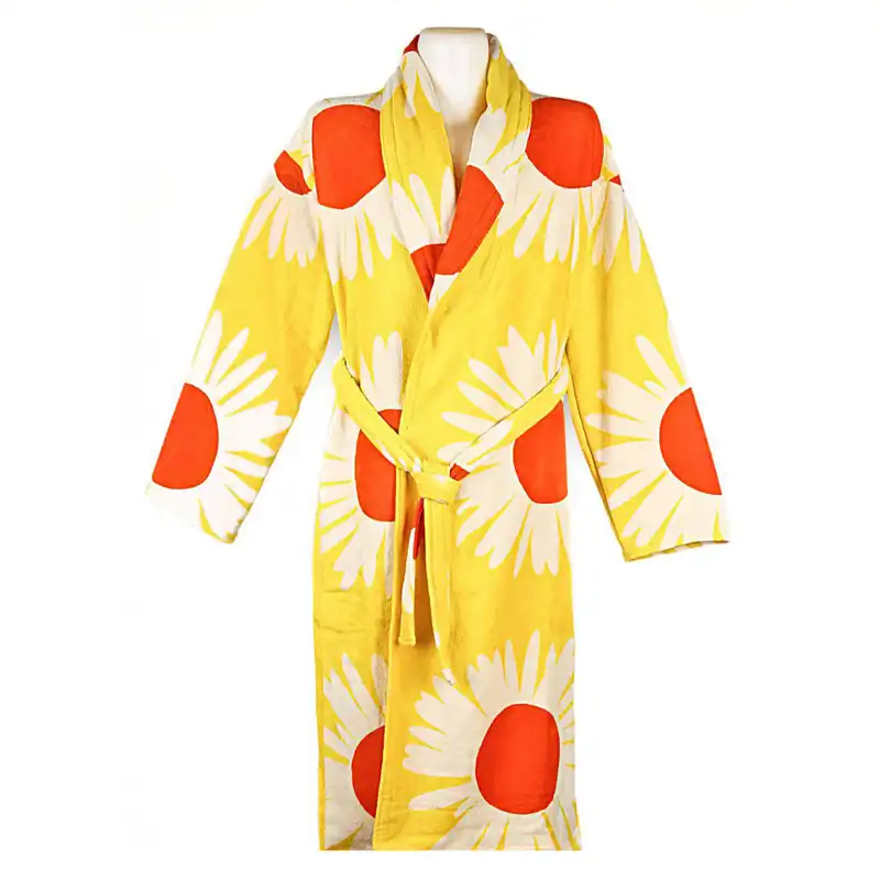 حوله پالتویی برق لامع مدل آفتابگردان سایز M