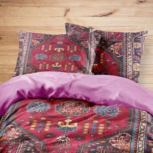 سرویس روتختی مدوپد طرح فرش تویسرکان مدل C-Toyserkan12 یک نفره 4 تکه