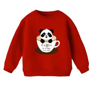 سویشرت بچگانه مدل پاندا و قهوه 