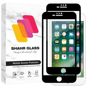 Shahr Glass FUL2 Screen Protector Suitable For Apple iPhone 8 Plus / iPhone 7 Plus Pack Of 2  Mobile Phone