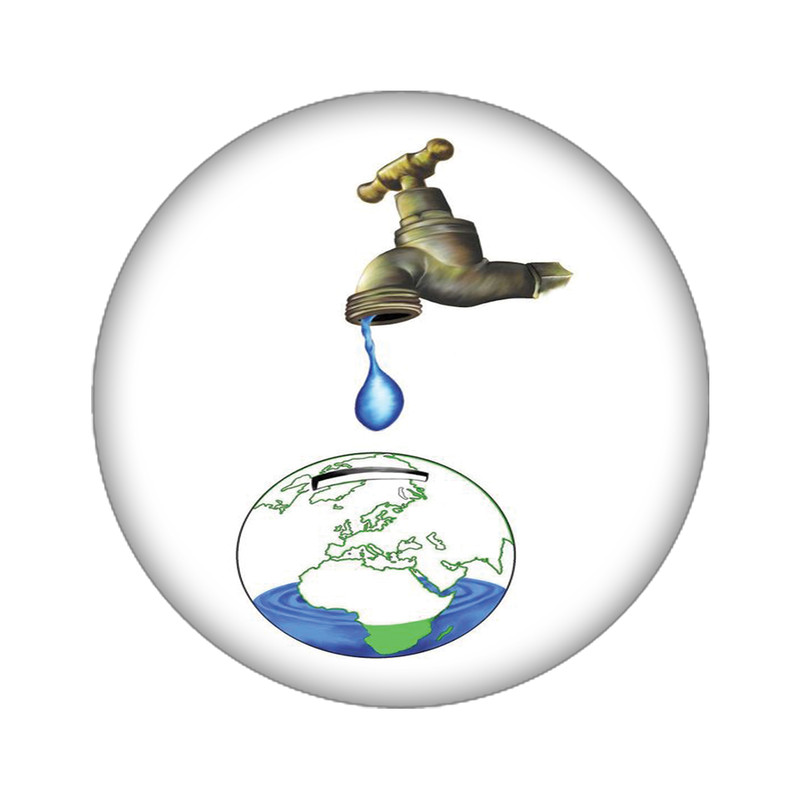 استیکر تزئینی موبایل مدل آب کد 3799