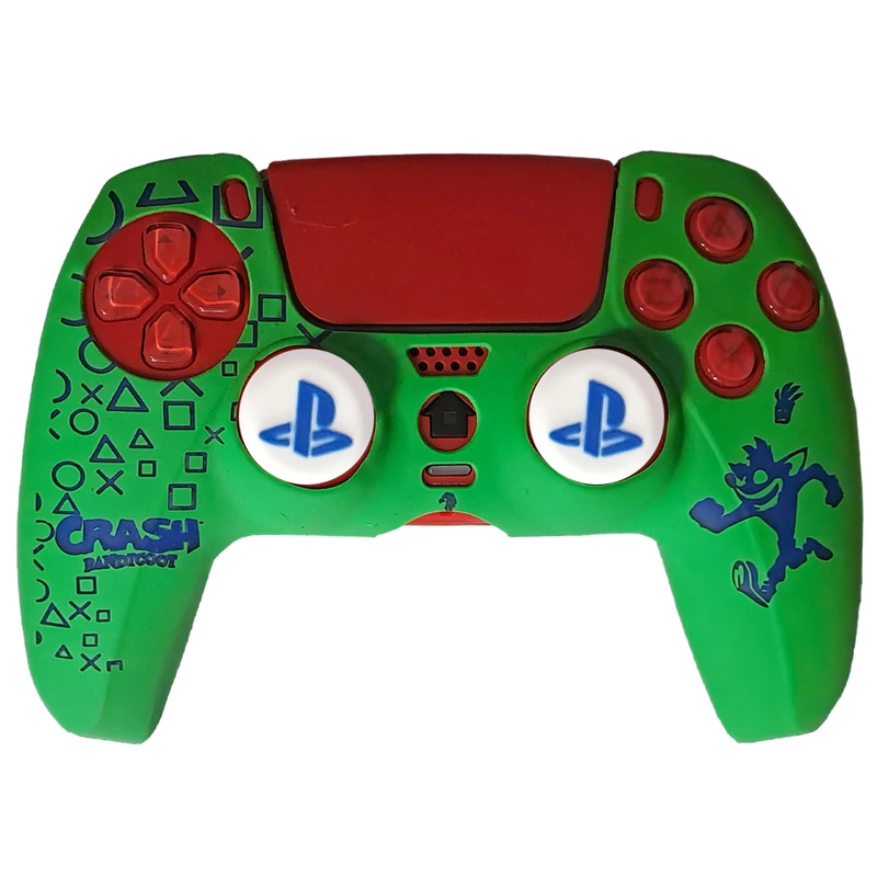 محافظ دسته بازی پلی استیشن 5 طرح کرش مدل CRASH PS5330 به همراه روکش آنالوگ
