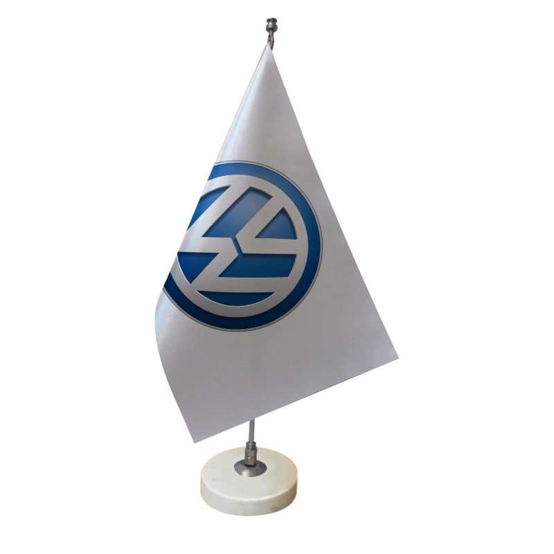 پرچم رومیزی مدل لوگوی فولکس