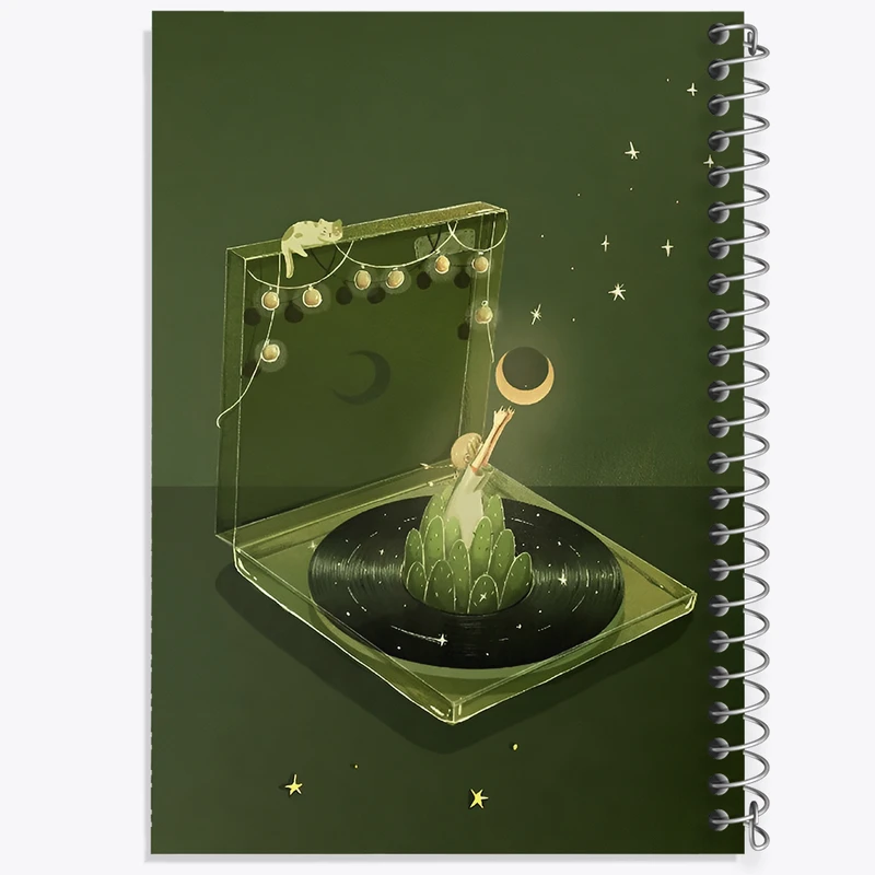 دفتر شطرنجی 50 برگ خندالو طرح دخترانه کد N3096