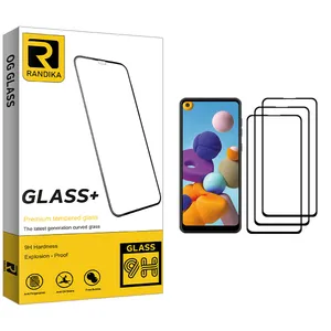 Randika GLD Screen Protector For Samsung Galaxy A21 Pack Of 3