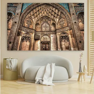 تابلو بوم مدل چرم مخمل طرح معماری بی نظیر کد SDM1448