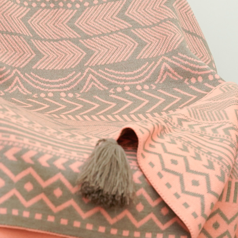 شال مبل و تخت مدل boho سایز 130x200 سانتی متر